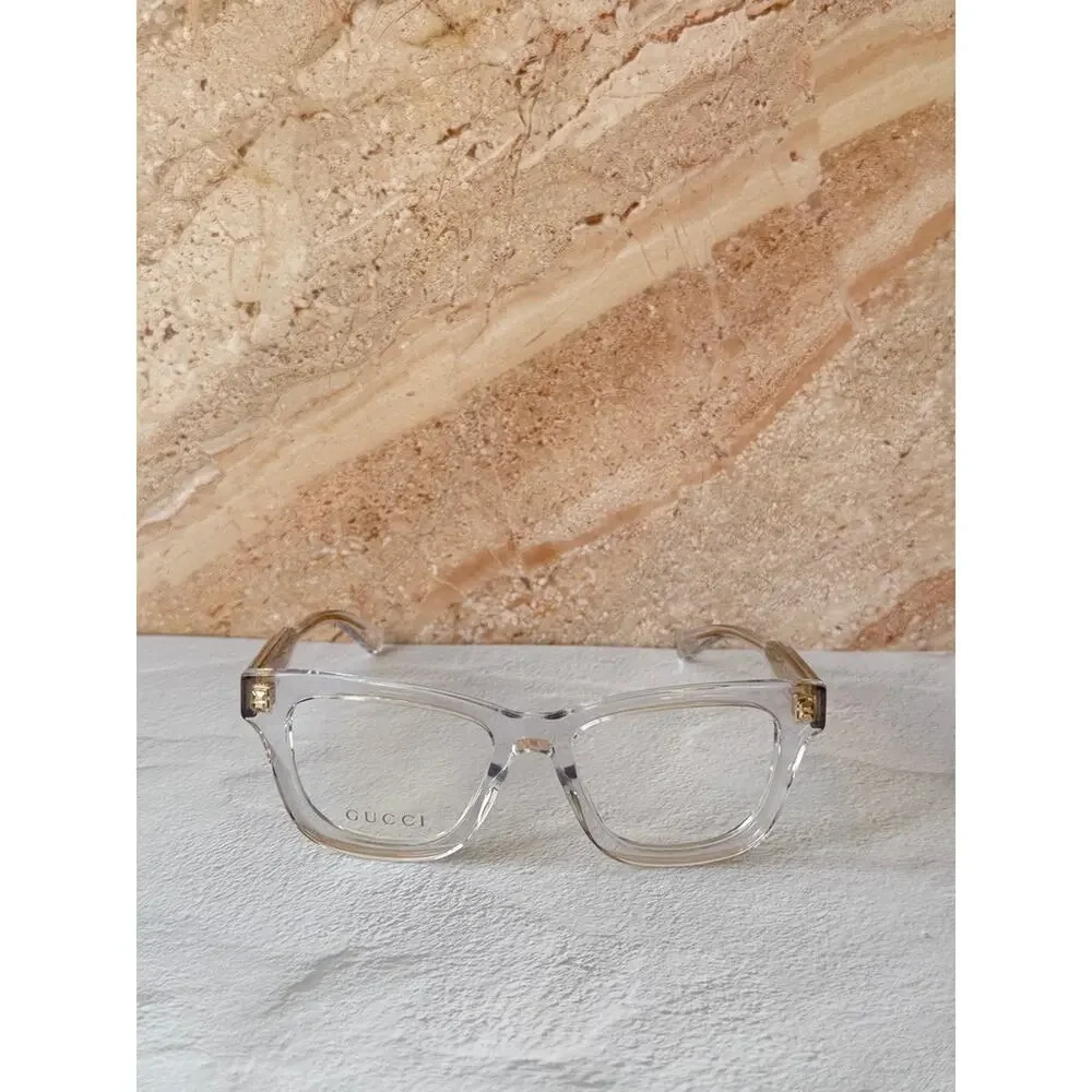 NEW Gucci GG2066O Transparent Clear Cat Eye Eyeglasses Frames